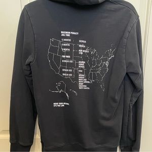 Helmut Lang Men’s XS Black Hoodie